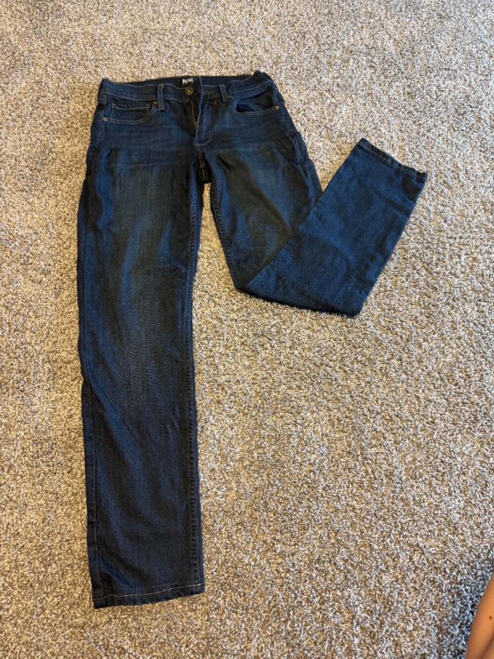 PAIGE Jeans Lennox Blue Dark Wash Slim Fit Men's